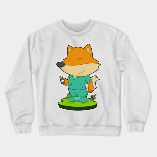 Fox Nurse Medicine Crewneck Sweatshirt